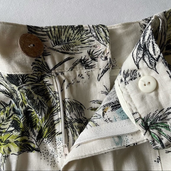 Zara Tropical Print Cargo Shorts - Picture 6 of 8